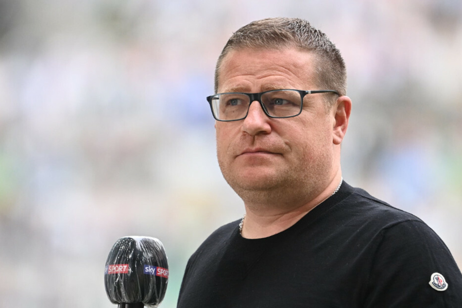 Mönchengladbachs Sportdirektor Max Eberl bei einem Interview.
