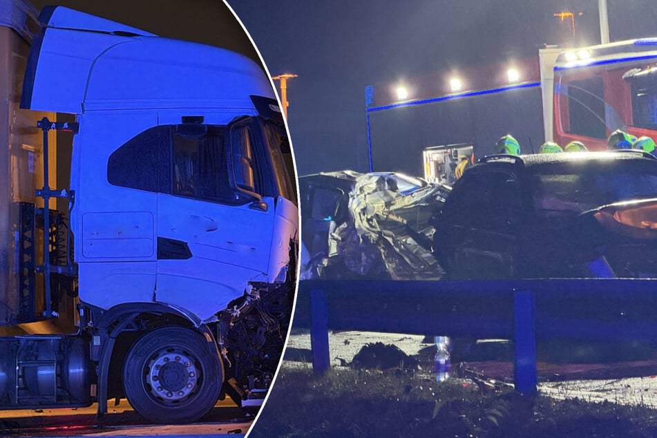 Lkw kracht in Stauende und sorgt für Massenkarambolage: A100 stundenlang gesperrt