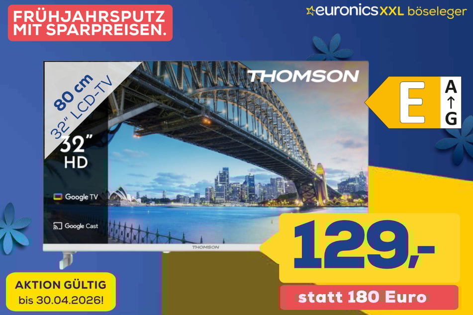 32-Zoll Thomson-Fernseher für 129 statt 180 Euro.