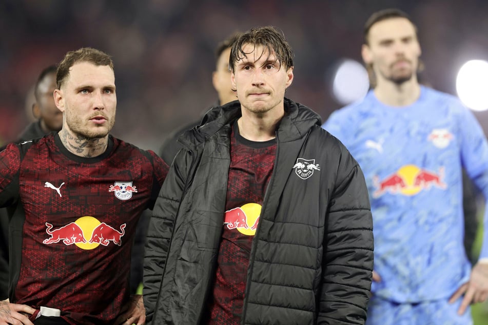 Frustrierte Leipziger nach der 0:1-Pleite am Sonntagabend in Stuttgart.