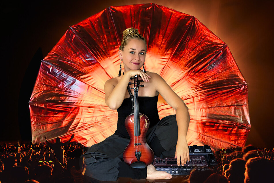 Eine Geige und eine Loop-Station - mehr braucht Nora Kudrjawizki (43) für ihr One-Woman-Orchester nicht.