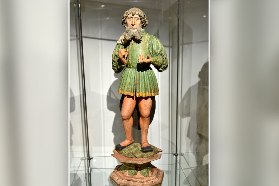 Die Ausstellung zeigt auch den Bergmann aus dem Freiberger Dom.