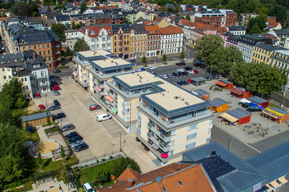 Ein Standort voller Möglichkeiten: Der Zwickauer Neumarkt steht bei ansässigen Unternehmen hoch im Kurs.