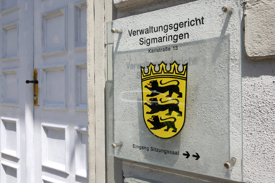 Der Eingang vom Verwaltungsgericht Sigmaringen.