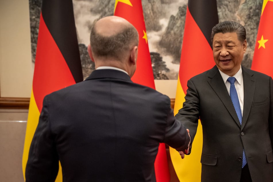 Chinas Präsident Xi Jinping (70) empfing Bundeskanzler Olaf Scholz (65, SPD) in Peking.