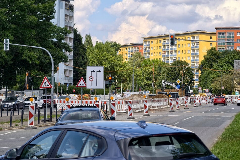 Baustellen Chemnitz: Es wird eng im Zentrum! Ab Dienstag neue Vollsperrung in Chemnitzer City