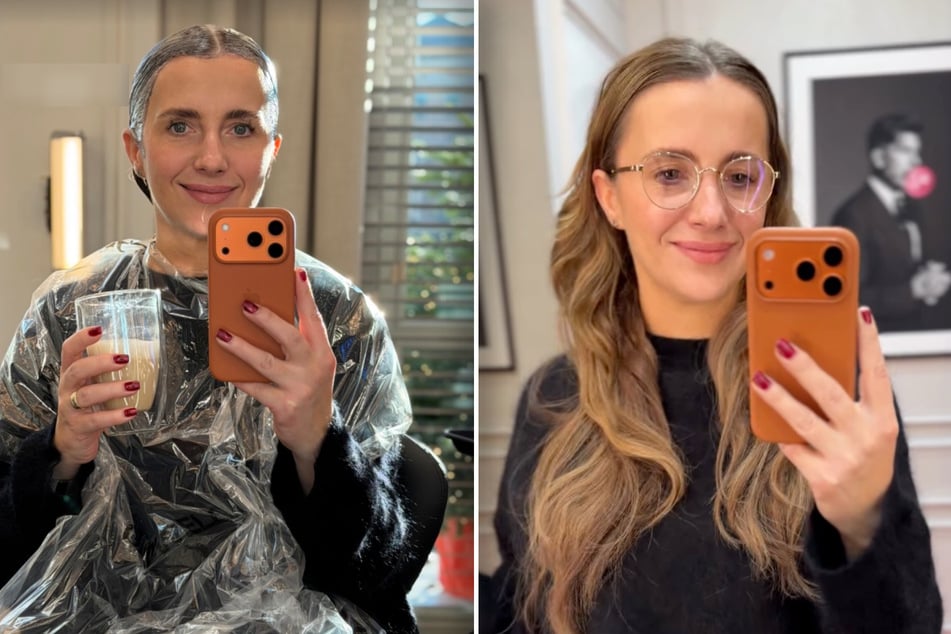 Anna Heiser (35) war am Montag beim Friseur.