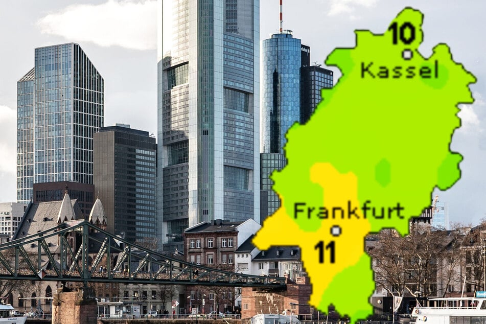 Regen und bis zu zwölf Grad: Das Wetter in Frankfurt und Hessen