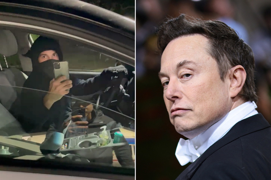 Authorities are looking to question Elon Musk and his security team after the billionaire claimed a "crazy stalker" attacked a car carrying his young son.
