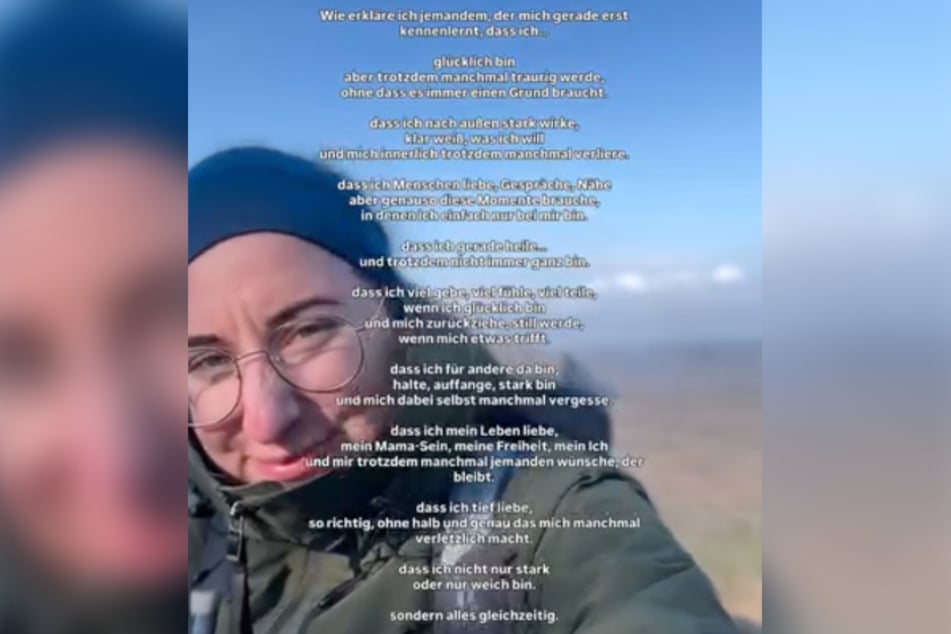 Die frühere Kuppelshow-Kandidatin hat auf Instagram offen über ihre Gefühle gesprochen.