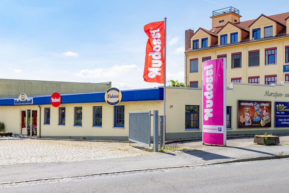 Der Nudossi-Werksverkauf in der Fabrikstraße in Radebeul.