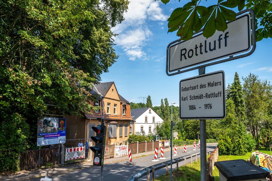 Nach langem Leerstand schwer beschädigt: Das frühere Wohnhaus von Maler Karl Schmidt-Rottluff (1884–1976) konnte zur KuHa saniert werden.