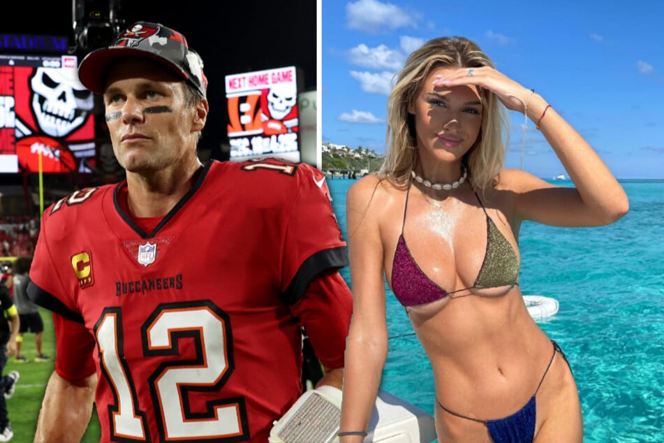 Is something brewing between Tom Brady (l.) and model Veronika Rajek?