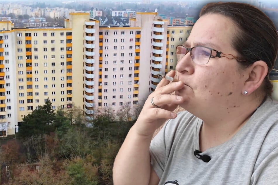 Franziskas Raucher-Balkon im Hochhaus-Komplex: "Es ist tabu, hier zu stören!"