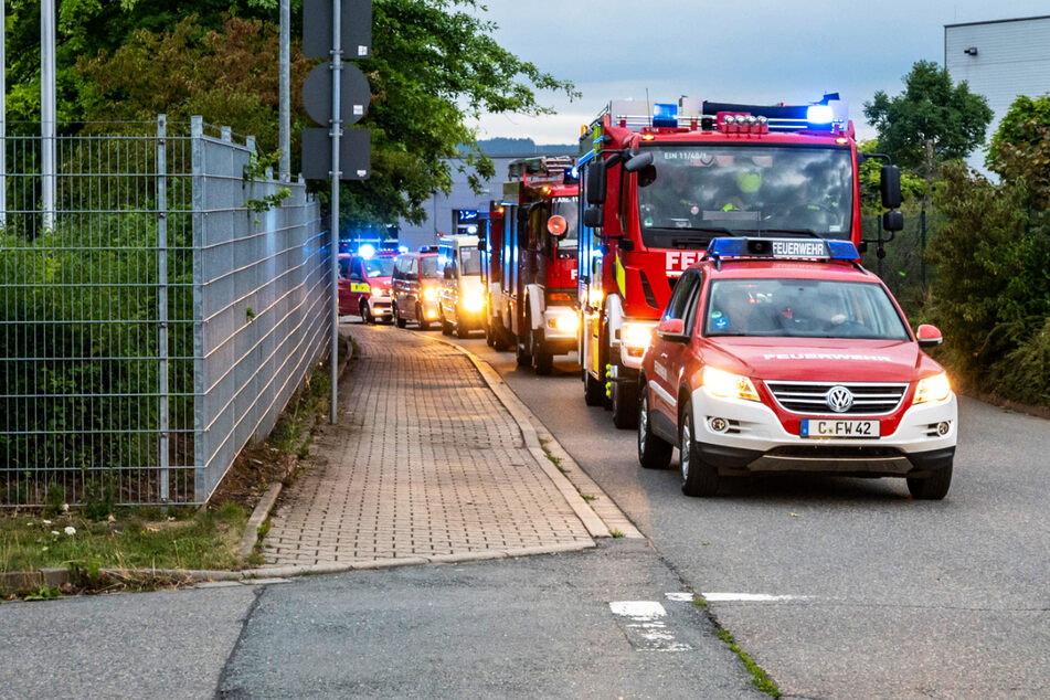 Chemnitz: Feuerwehr Chemnitz rückt in Waldbrandgebiet Sächsische Schweiz aus
