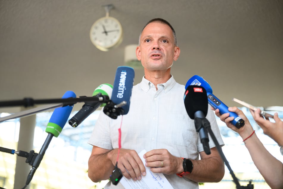 Ralf Hänsel (CDU), Landrat vom Kreis Meißen, gab am Vormittag ein Update zur aktuellen Lage.