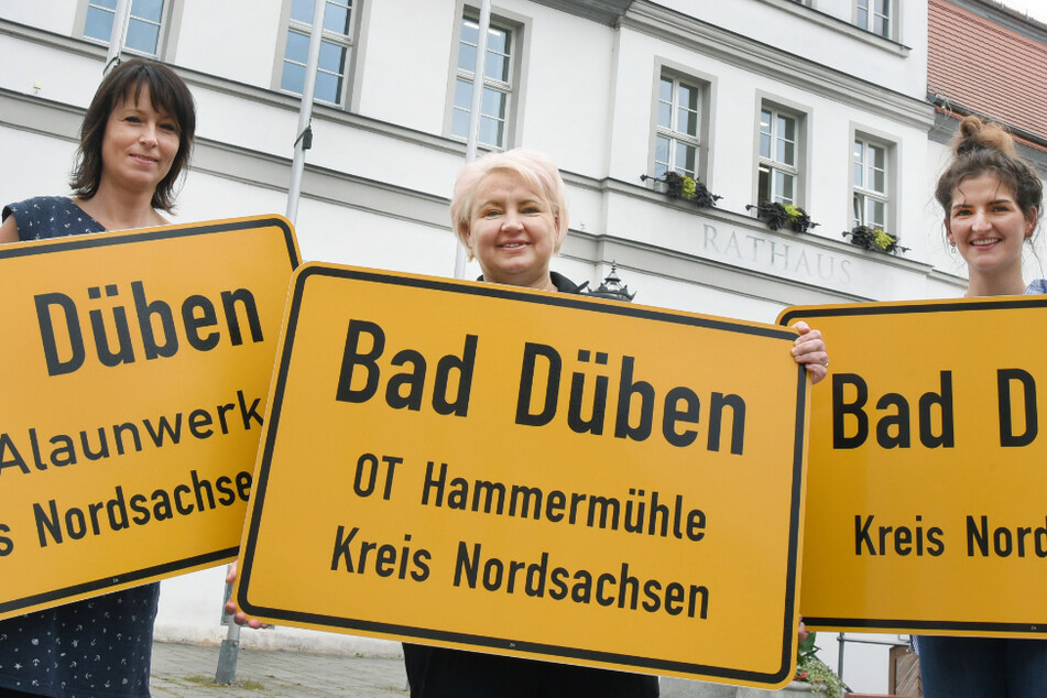 Bad Dübener Ortsschilder werden immer wieder geklaut: Diese kuriose Idee soll jetzt helfen