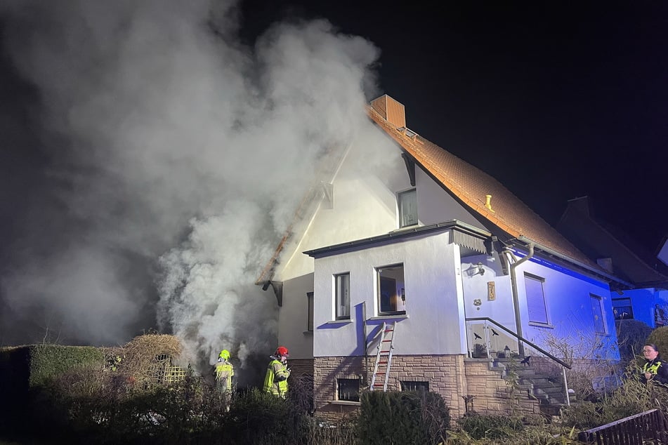 Der Brand war in der Garage ausgebrochen.