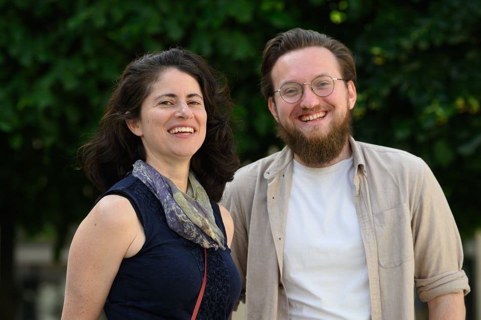 Kristen Lackeos (43) aus den USA und Pavlo Plotko (29) aus der Ukraine kamen nach Görlitz für die Arbeit am Deutschen Zentrum für Astrophysik (DZA).