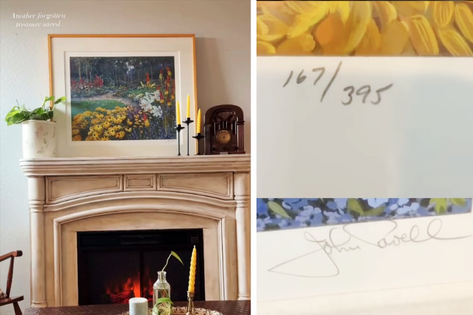 Die US-Amerikanerin bezahlten im Laden 30 Dollar, obwohl das Kunstwerk wohl deutlich mehr wert ist.