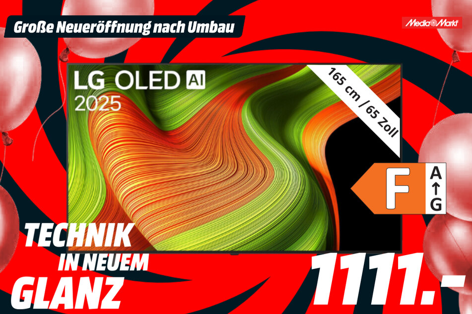 65-Zoll LG-Fernseher für 1.111 Euro.