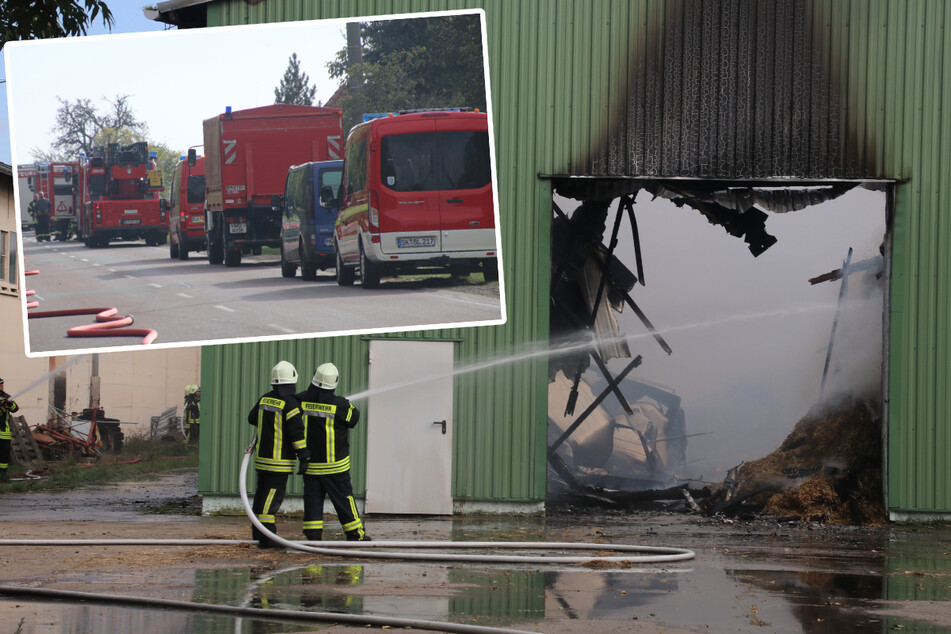 600.000 Euro Schaden bei Lagerhallen-Brand: Polizei nimmt Tatverdächtigen fest