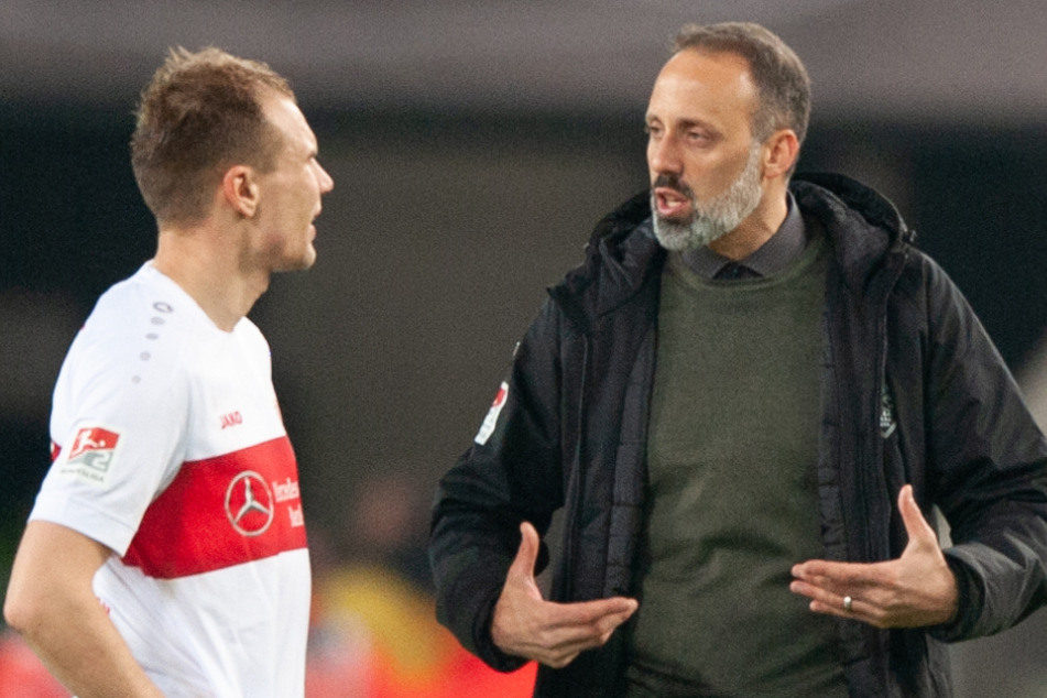 Pellegrino Matarazzo (rechts) mit Holger Badstuber.
