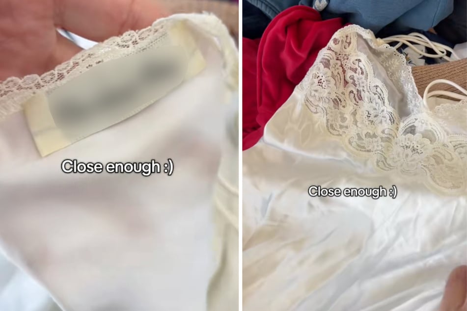 Frau shoppt Kleid für 50 Cent: Als sie auf das Etikett schaut, fallen ihr fast die Augen aus dem Kopf