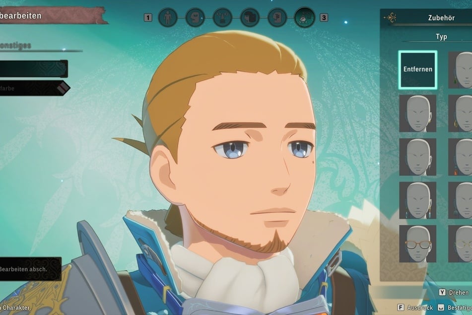 Der Charakter kann nach Belieben bearbeitet werden.