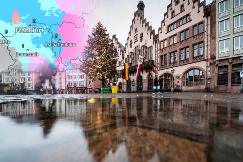 Frankfurt und ganz Hessen müssen sich zum Beginn der neuen Woche auf viele Wolken und regen einstellen.