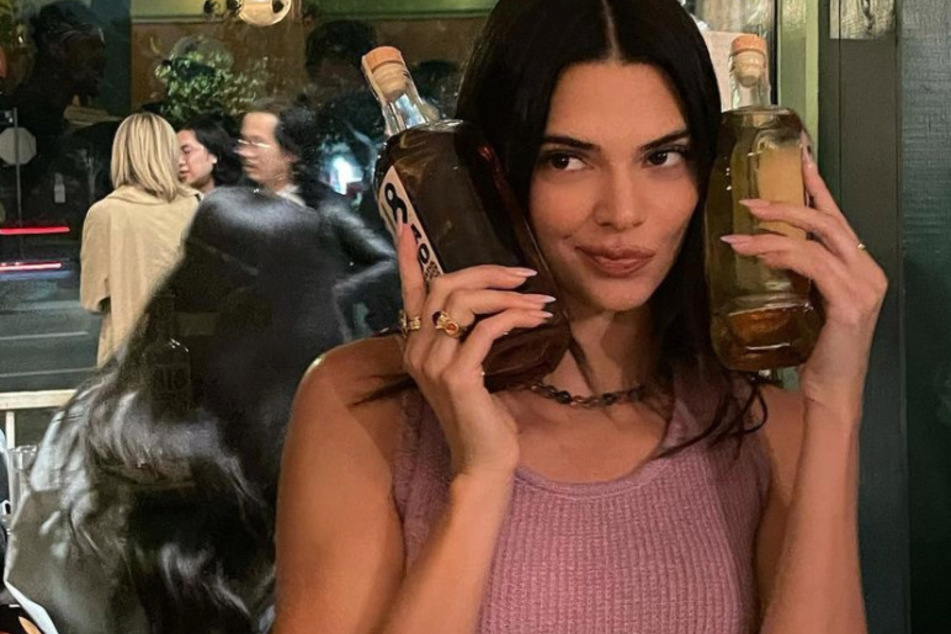 Driving to drink: Kendall Jenner makes a very special delivery for her business launch!