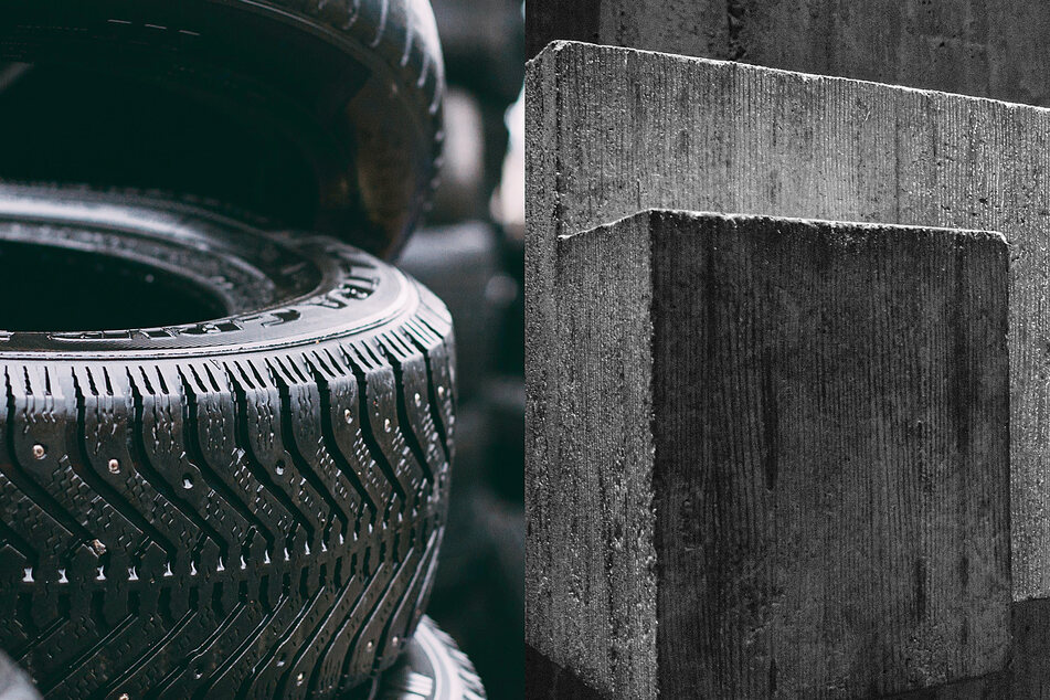 Old tires could become a key ingredient in a new type of sustainable concrete.