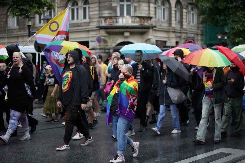 CSD-Anhänger demonstrierten am Samstag in Pirna.