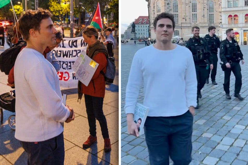 Mit Polizeieskorte zu Veranstaltung! Protest gegen Ex-Tagesschau-Sprecher in Dresden: "Nicht willkommen"