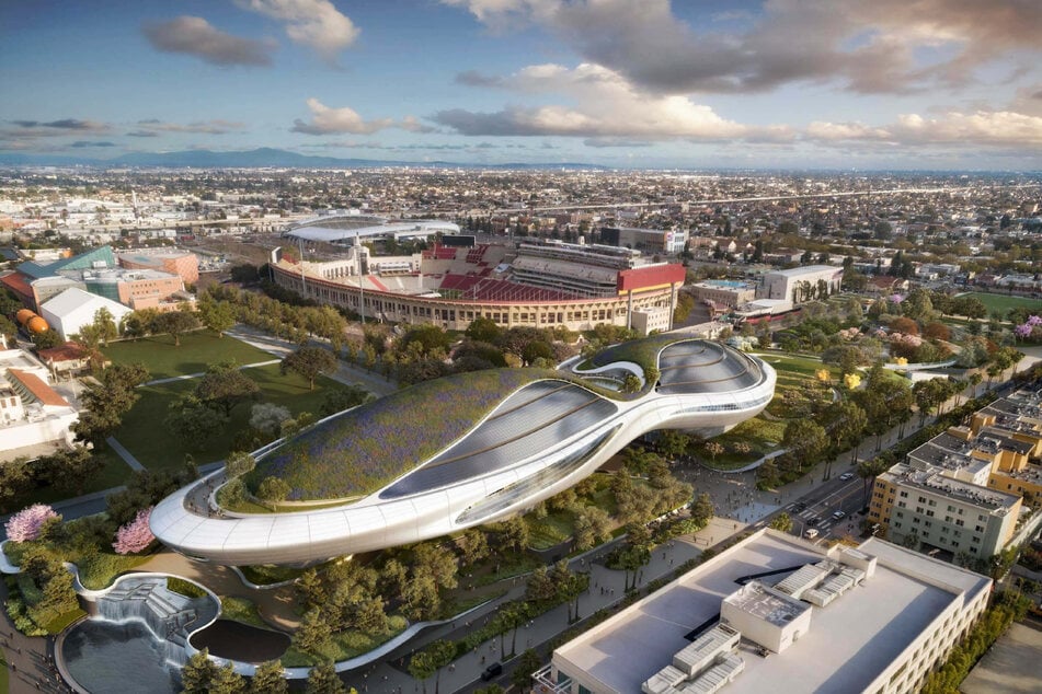 Sehr futuristisch sieht das Museum aus, welches 2026 eröffnet werden soll.