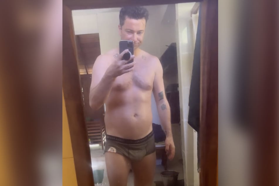 Ein obligatorisches Spiegelselfie von Marteria (39) auf Sri Lanka.