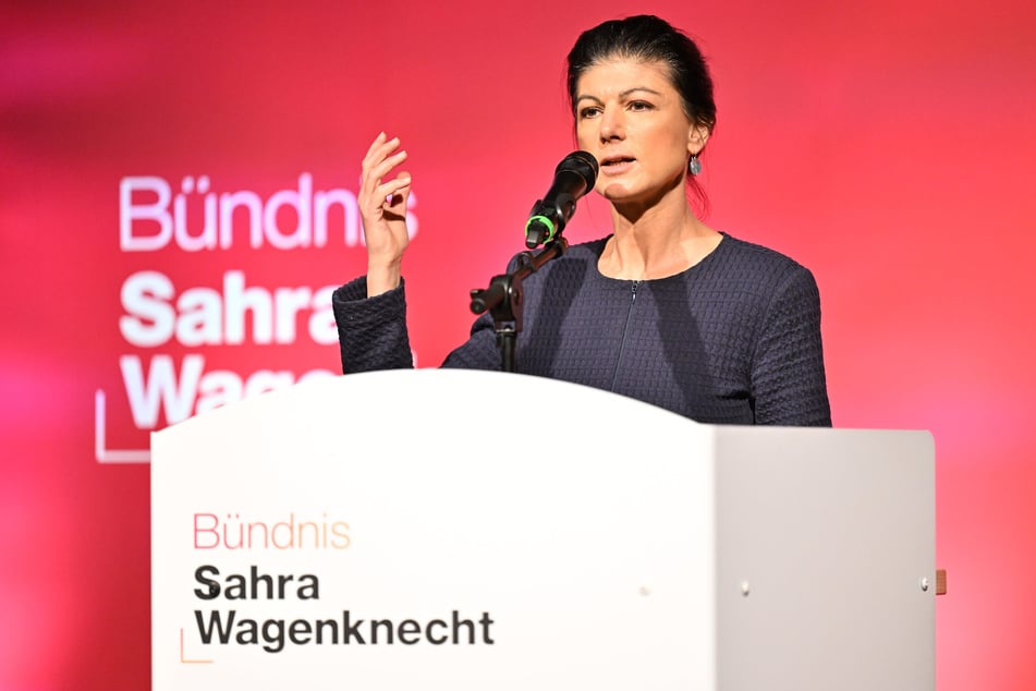 BSW-Chefin Sahra Wagenknecht (55).