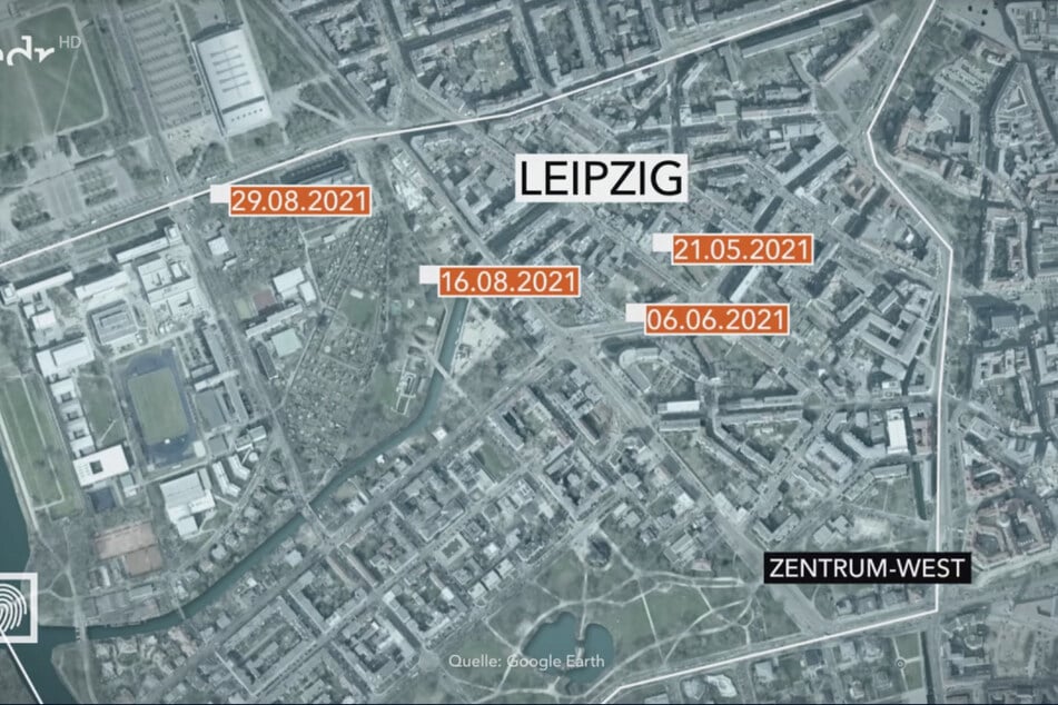 An vier verschiedenen Orten in Leipzig wurden mittlerweile mit Sprengstoff gefüllte Päckchen aufgefunden - alle Fundorte befinden sich im westlichen Zentrum der Stadt.