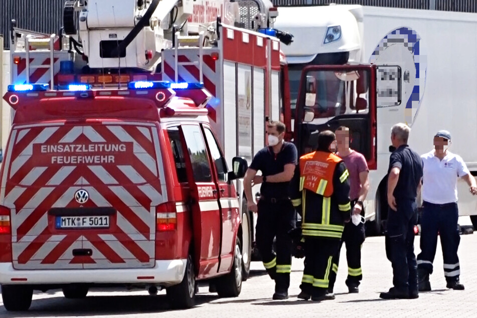 Das Unglück ereignete sich auf dem Gelände einer Firma in der Mariechen-Graulich-Straße in Flörsheim am Main.