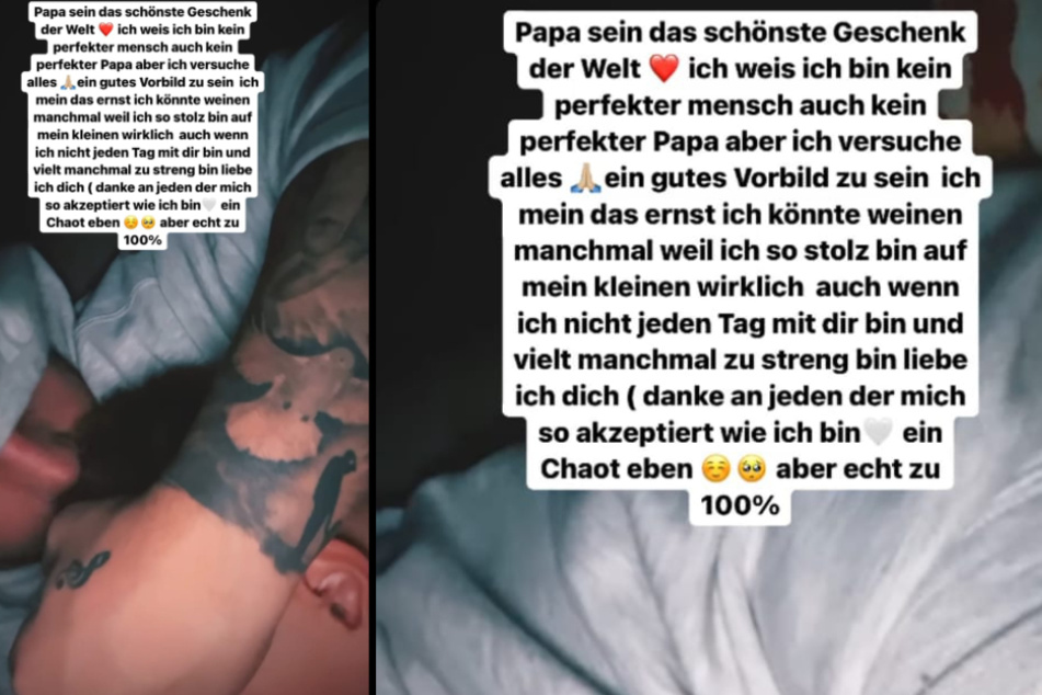 Pietro Lombardi (28) teilt bei Instagram eine emotionale Liebeserklärung an seinen Sohn Alessio (5). (Fotomontage)