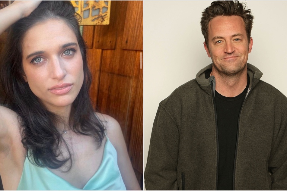 Molly Hurwitz (l), who was engaged to the late Matthew Perry, paid tribute to the actor on Instagram after his tragic passing.