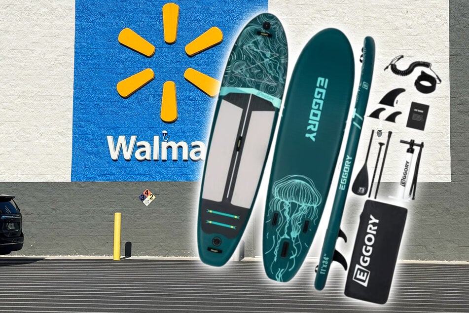 Enjoy the great weather with this paddle board on sale at Walmart