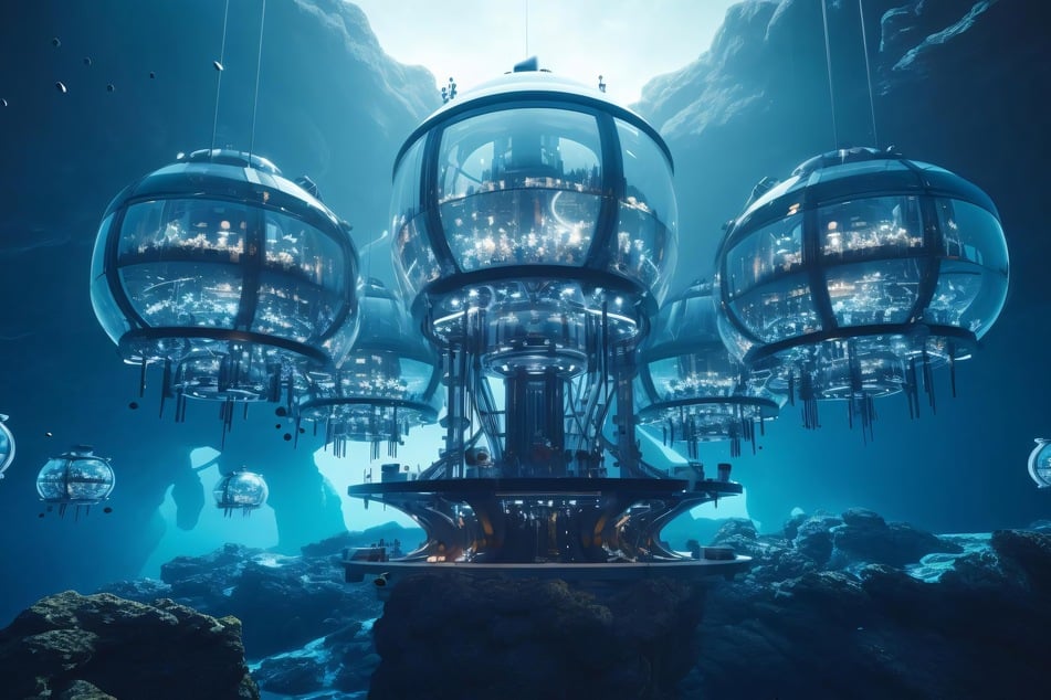 So könnte "Amupac", die geheimnisvolle Unterwasserbasis der Außerirdischen, aussehen, wenn es sie denn gäbe.
