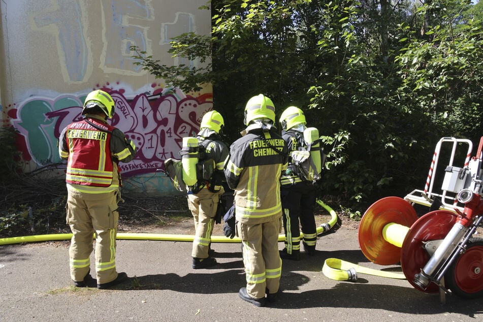 In der Altchemnitzer Straße ist am Dienstagmittag ein Brand ausgebrochen.