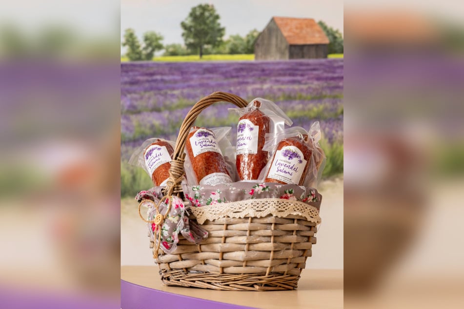 Feinschmecker können sich auch an der Lavendel-Salami probieren.