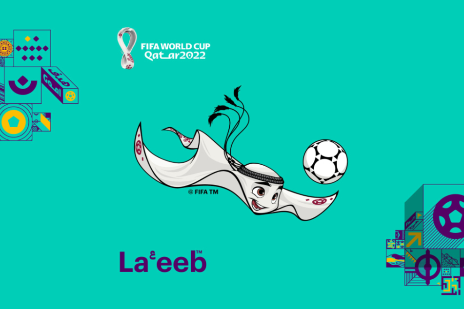 "La'eeb" ist das Maskottchen der Weltmeisterschaft vom 21. November bis 18. Dezember in Katar.
