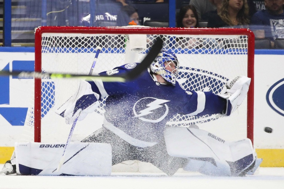 Lightning goaltender Andrei Vasilevskiy stopped 28 of 29 shots in Tampa's win on Tuesday night.