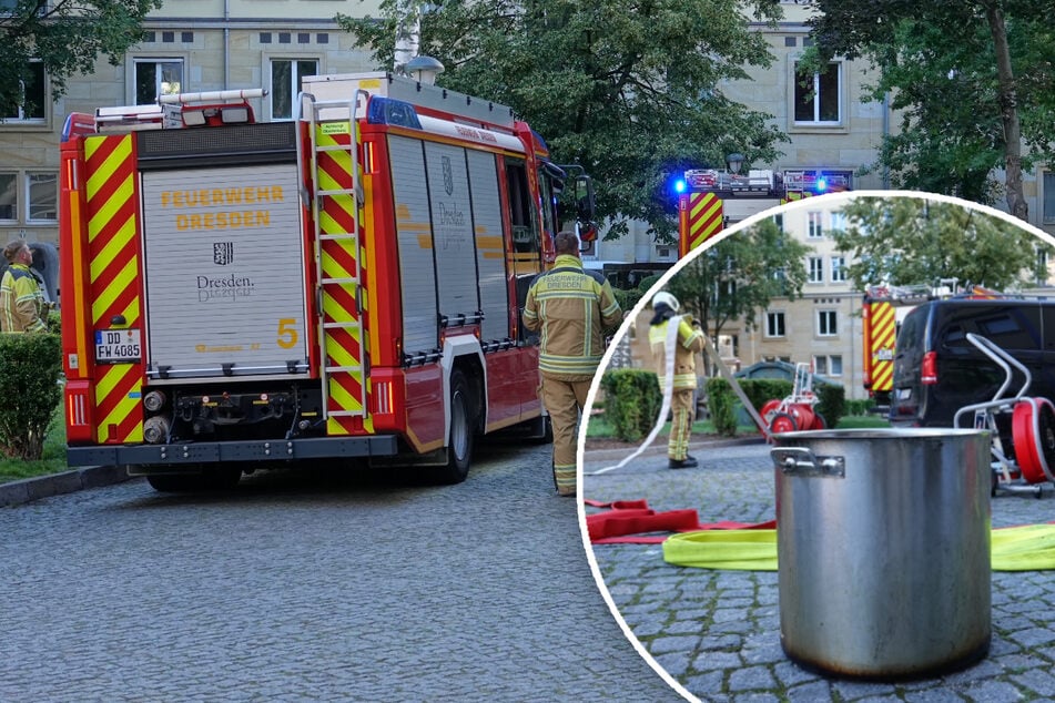 Dresden: Vergessener Topf sorgt für Feuerwehreinsatz in der Altstadt