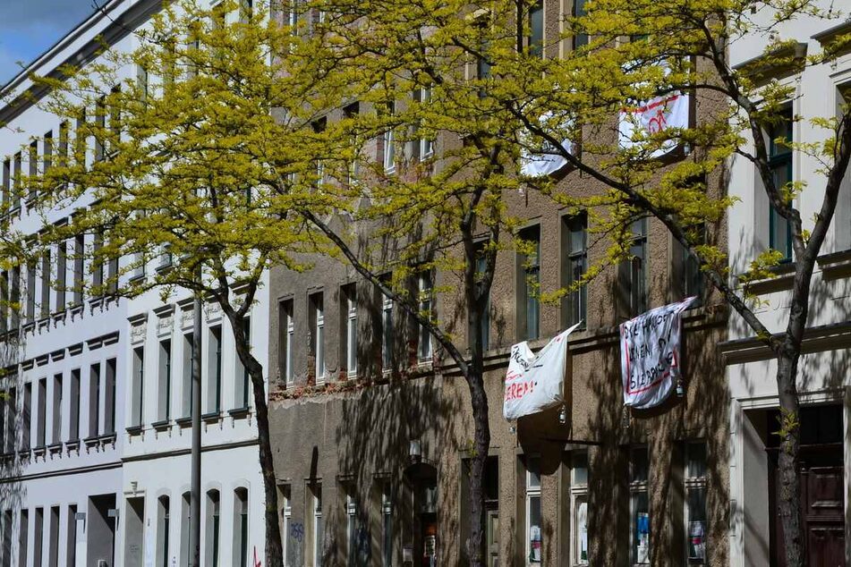 Bereits am 1. Mai hatte es in der Ludwigstraße eine Scheinbesetzung gegeben.