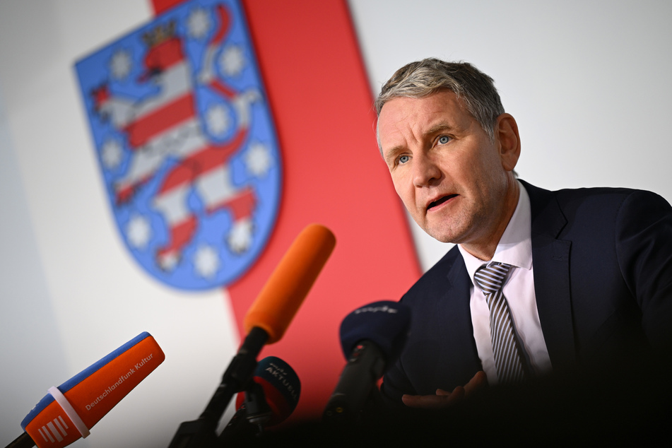 Der Prozess gegen Thüringens AfD-Chef findet in Halle statt. (Archivbild)